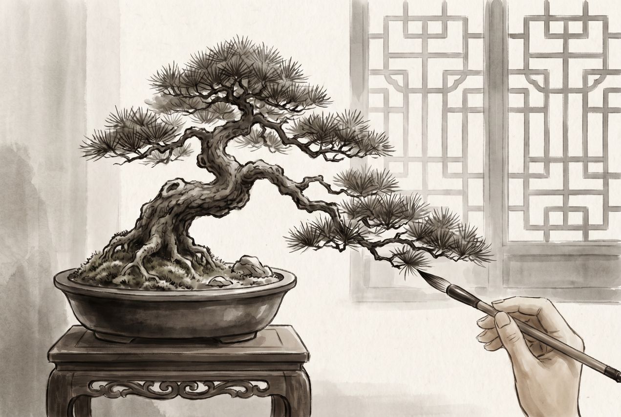 免费菠萝案头清供盆景制作视频教程 - www.gz380953.cn